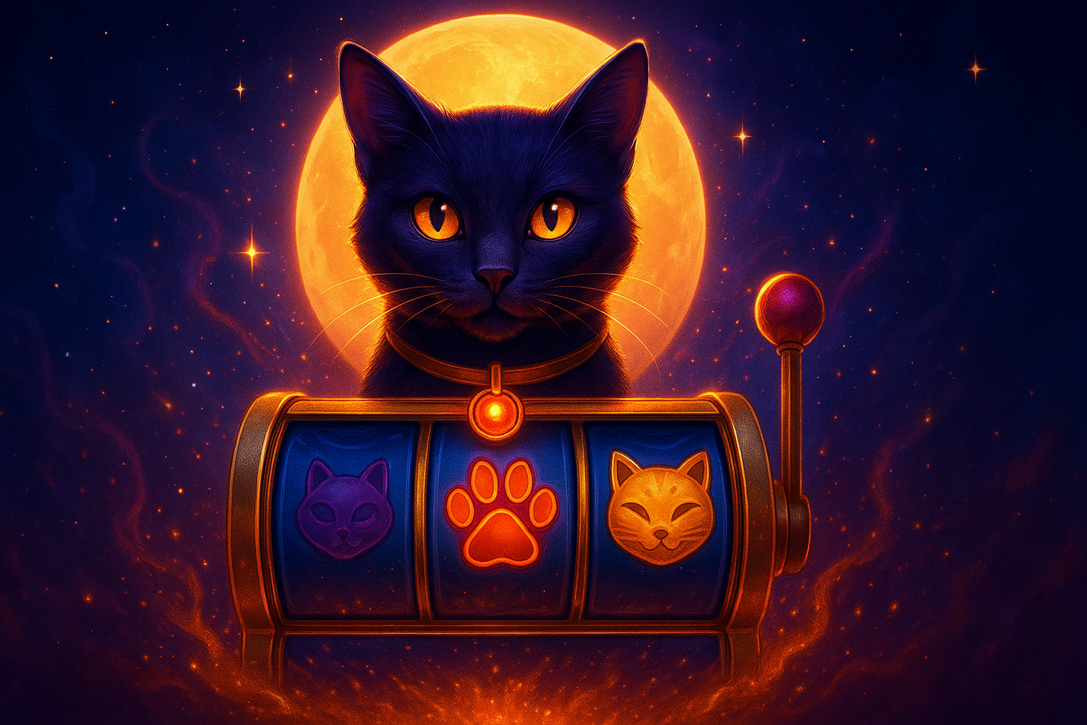 深夜の黒猫ルーレット